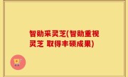 智勋采灵芝(智勋重视灵芝 取得丰硕成果)