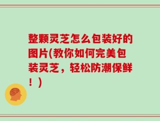 整颗灵芝怎么包装好的图片(教你如何完美包装灵芝，轻松防潮保鲜！)