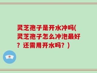 灵芝孢子是开水冲吗(灵芝孢子怎么冲泡最好？还需用开水吗？)