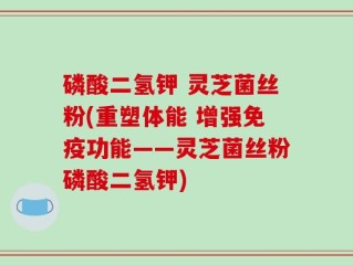 磷酸二氢钾 灵芝菌丝粉(重塑体能 增强免疫功能——灵芝菌丝粉磷酸二氢钾)