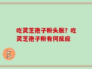 吃灵芝孢子粉头胀？吃灵芝孢子粉有何反应