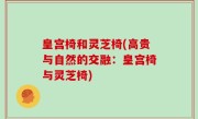 皇宫椅和灵芝椅(高贵与自然的交融：皇宫椅与灵芝椅)