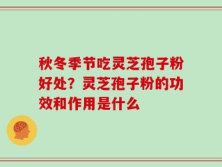 秋冬季节吃灵芝孢子粉好处？灵芝孢子粉的功效和作用是什么