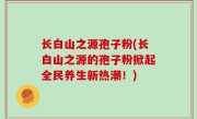 长白山之源孢子粉(长白山之源的孢子粉掀起全民养生新热潮！)