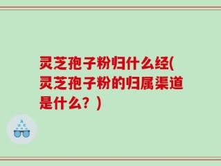 灵芝孢子粉归什么经(灵芝孢子粉的归属渠道是什么？)