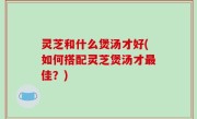 灵芝和什么煲汤才好(如何搭配灵芝煲汤才最佳？)