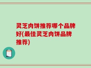 灵芝肉饼推荐哪个品牌好(最佳灵芝肉饼品牌推荐)