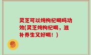 灵芝可以炖枸杞喝吗功效(灵芝炖枸杞喝，滋补养生又好喝！)