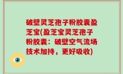 破壁灵芝孢子粉胶囊盈芝宝(盈芝宝灵芝孢子粉胶囊：破壁空气流场技术加持，更好吸收)