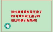 抚松县乔秀红灵芝孢子粉(乔秀红灵芝孢子粉在抚松县引起轰动)