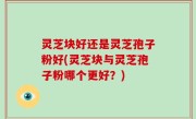 灵芝块好还是灵芝孢子粉好(灵芝块与灵芝孢子粉哪个更好？)
