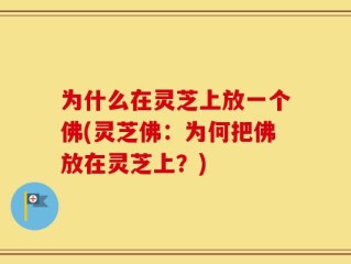 为什么在灵芝上放一个佛(灵芝佛：为何把佛放在灵芝上？)