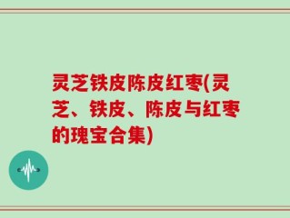 灵芝铁皮陈皮红枣(灵芝、铁皮、陈皮与红枣的瑰宝合集)