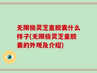 无限极灵芝皇胶囊什么样子(无限极灵芝皇胶囊的外观及介绍)