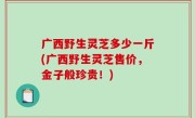 广西野生灵芝多少一斤(广西野生灵芝售价，金子般珍贵！)