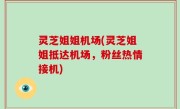 灵芝姐姐机场(灵芝姐姐抵达机场，粉丝热情接机)