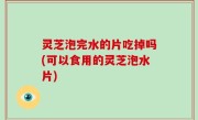 灵芝泡完水的片吃掉吗(可以食用的灵芝泡水片)