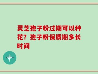 灵芝孢子粉过期可以种花？孢子粉保质期多长时间