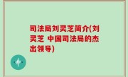 司法局刘灵芝简介(刘灵芝 中国司法局的杰出领导)