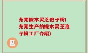 东莞椴木灵芝孢子粉(东莞生产的椴木灵芝孢子粉工厂介绍)