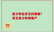 孢子粉在灵芝的哪里？灵芝孢子粉哪里产