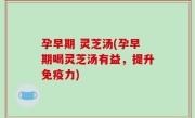 孕早期 灵芝汤(孕早期喝灵芝汤有益，提升免疫力)