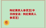 枸杞黄芪人参灵芝(中华四宝汤：枸杞黄芪人参灵芝)