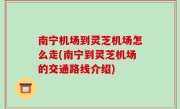 南宁机场到灵芝机场怎么走(南宁到灵芝机场的交通路线介绍)