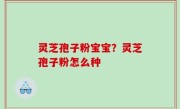 灵芝孢子粉宝宝？灵芝孢子粉怎么种