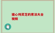 猪心炖灵芝的煮法大全视频