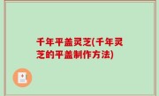 千年平盖灵芝(千年灵芝的平盖制作方法)