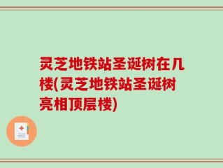 灵芝地铁站圣诞树在几楼(灵芝地铁站圣诞树亮相顶层楼)