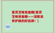 紫灵芝晚安面膜(紫灵芝晚安面膜——深层滋养护肤的好选择！)