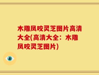 木雕凤咬灵芝图片高清大全(高清大全：木雕凤咬灵芝图片)