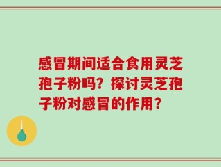 感冒期间适合食用灵芝孢子粉吗？探讨灵芝孢子粉对感冒的作用？