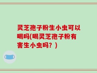 灵芝孢子粉生小虫可以喝吗(喝灵芝孢子粉有害生小虫吗？)