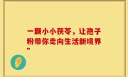 一颗小小茯苓,让孢子粉带你走向生活新境界”