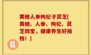 黄精人参枸杞子灵芝(黄精、人参、枸杞、灵芝四宝，健康养生好拍档！)