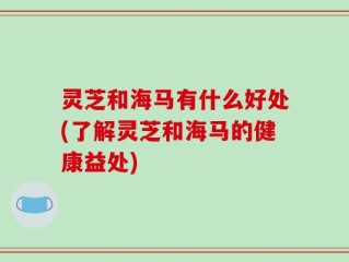 灵芝和海马有什么好处(了解灵芝和海马的健康益处)