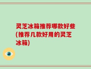 灵芝冰箱推荐哪款好些(推荐几款好用的灵芝冰箱)