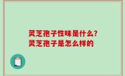灵芝孢子性味是什么？灵芝孢子是怎么样的