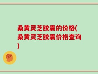 桑黄灵芝胶囊的价格(桑黄灵芝胶囊价格查询)