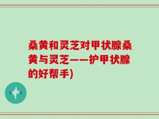 桑黄和灵芝对甲状腺桑黄与灵芝——护甲状腺的好帮手)