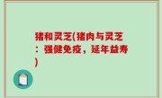 猪和灵芝(猪肉与灵芝：强健免疫，延年益寿)