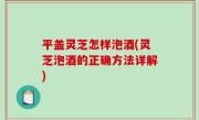 平盖灵芝怎样泡酒(灵芝泡酒的正确方法详解)