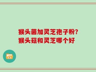 猴头菌加灵芝孢子粉？猴头菇和灵芝哪个好