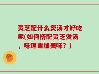 灵芝配什么煲汤才好吃呢(如何搭配灵芝煲汤，味道更加美味？)