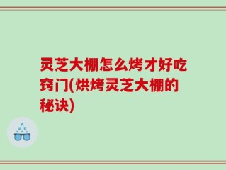 灵芝大棚怎么烤才好吃窍门(烘烤灵芝大棚的秘诀)