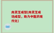 肉灵芝成型(肉灵芝成功成型，助力中医药现代化)