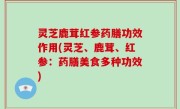 灵芝鹿茸红参药膳功效作用(灵芝、鹿茸、红参：药膳美食多种功效)